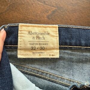 Abercrombie & Fitch Women's Skinny Jeans - Dark Blue